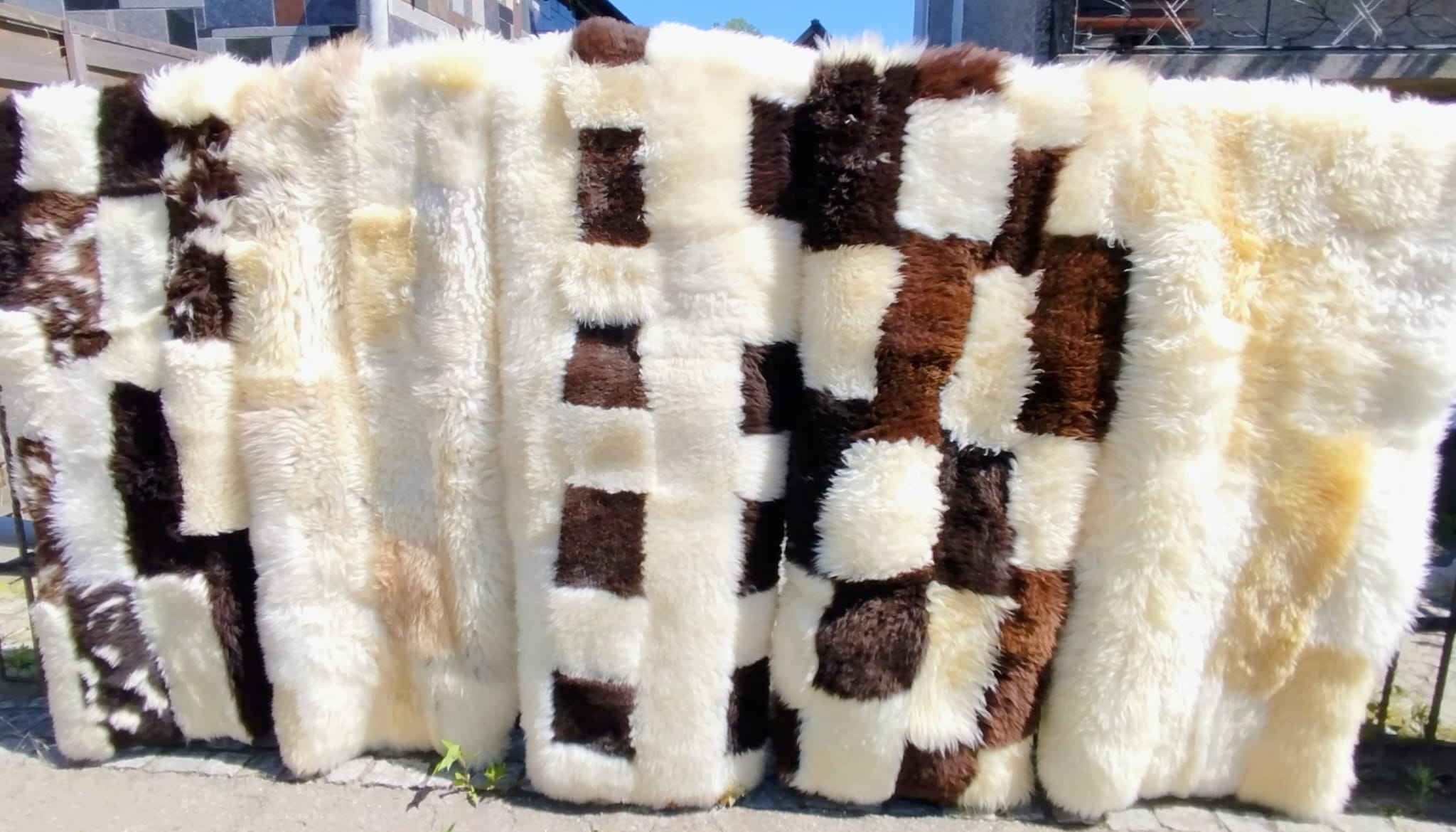 Exclusive PATCHWORK sheepskin rugs