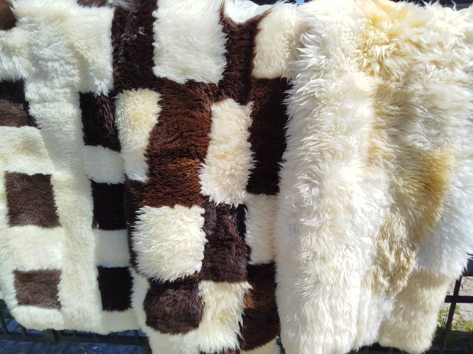 Exclusive PATCHWORK sheepskin rugs - Thumbnail 4